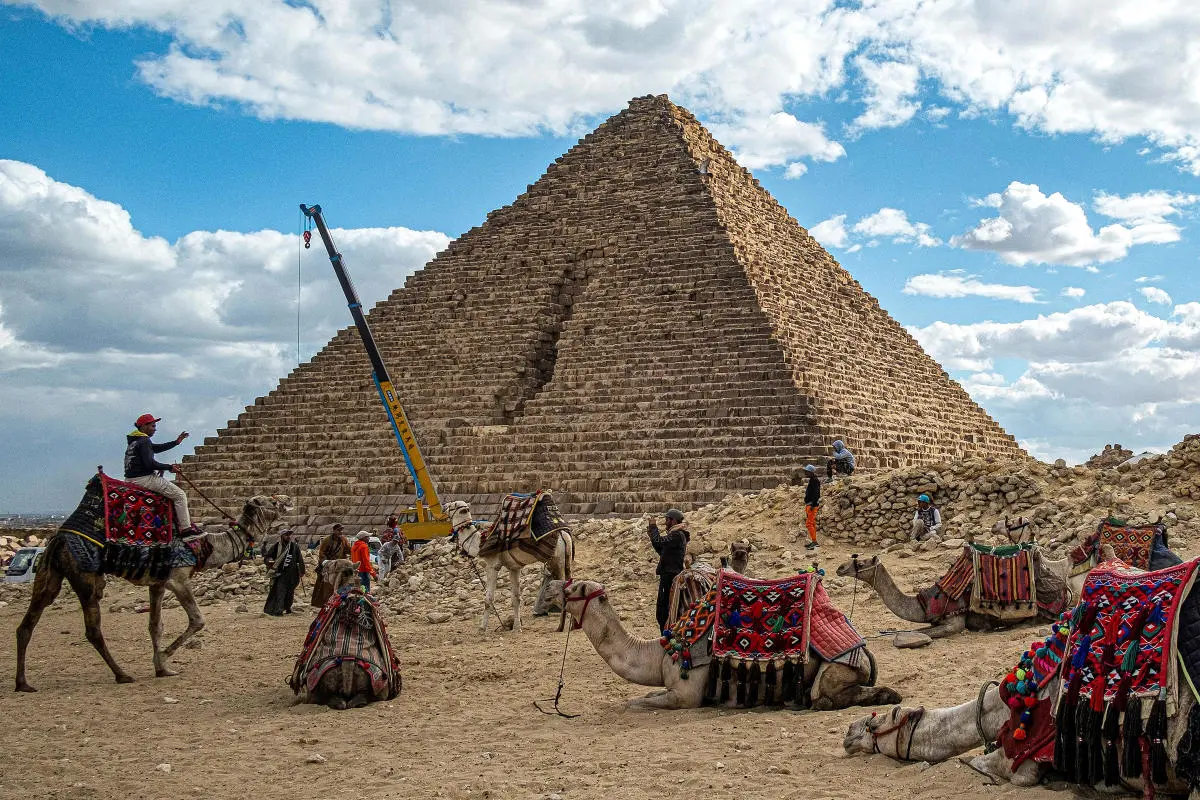 Full day pyramids and grand Egyptian museum with lunch